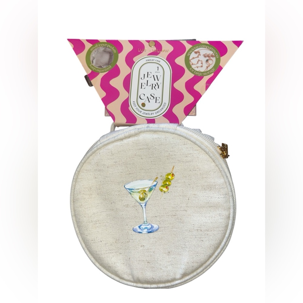 Charming Jewelry Case with Martini Design
